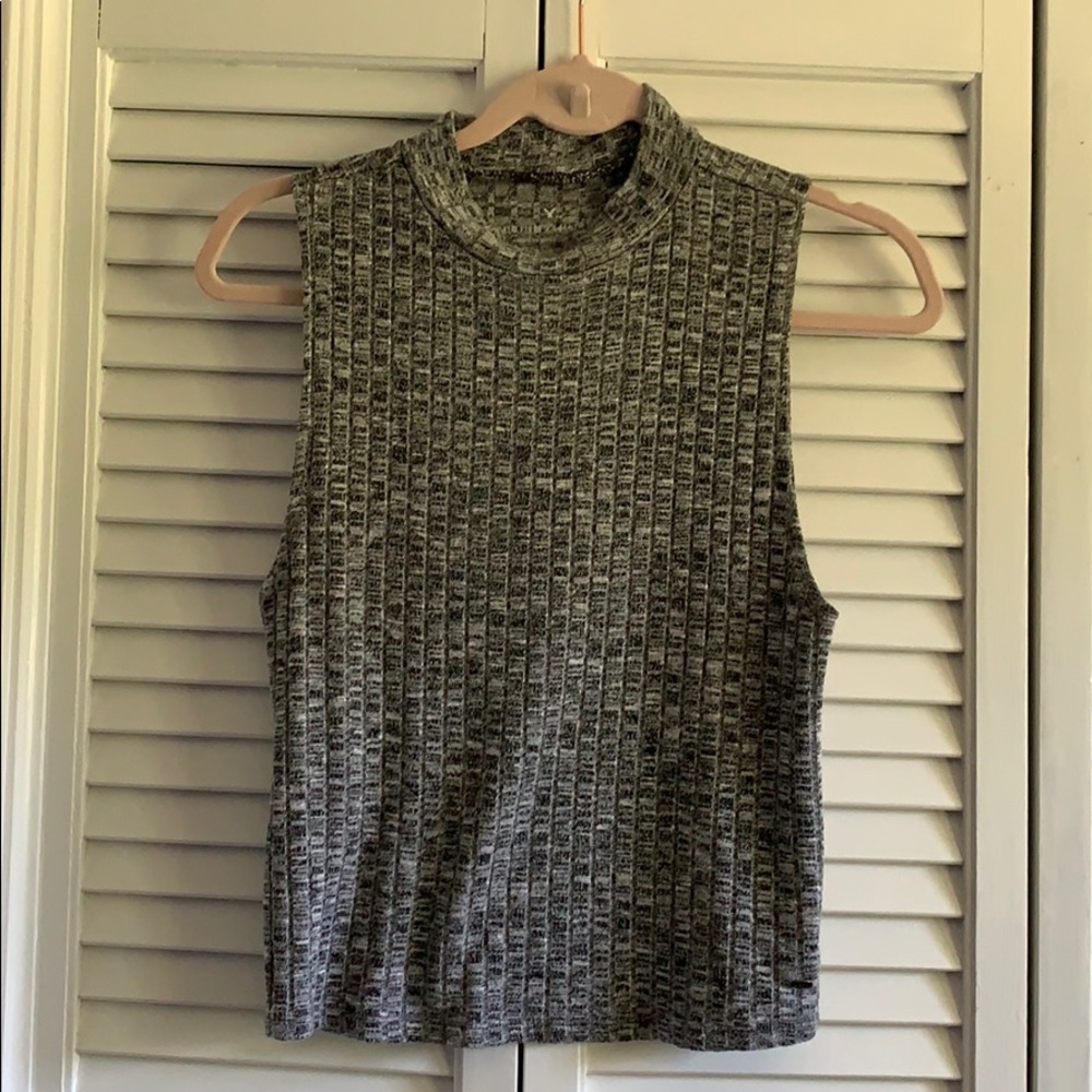 American eagle smock neck crop top